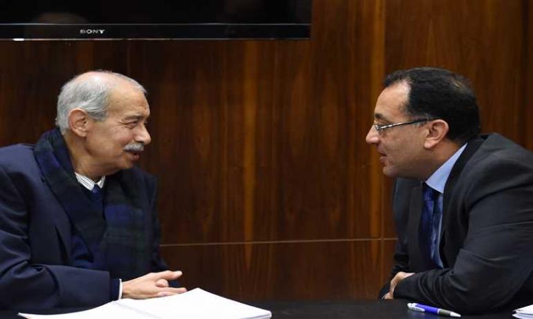 المهندس مصطفى مدبولى والمهندس شريف إسماعيل المهندس مصطفى مدبولى والمهندس شريف إسماعيل