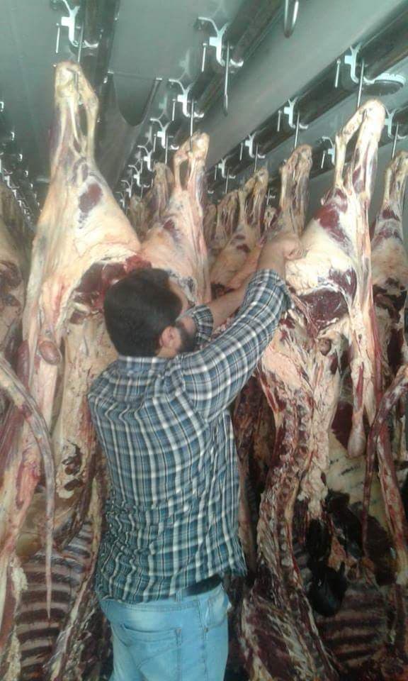  الكشف البيطري علي ٣ طن لحوم سودانية بسوهاج 