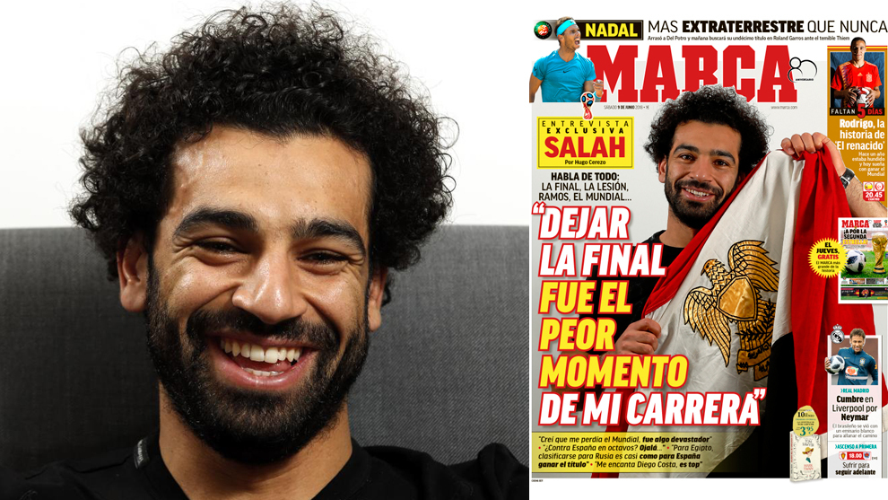 محمد صلاح على غلاف صحيفة "ماركا" الأسبانية محمد صلاح على غلاف صحيفة "ماركا" الأسبانية