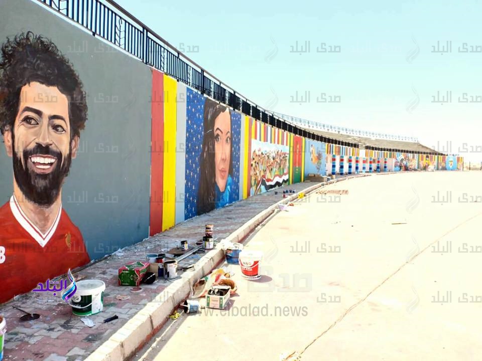 شاهد..جدراية بالأقصر لتشجيع المنتخب فى كأس العالم شاهد..جدراية بالأقصر لتشجيع المنتخب فى كأس العالم