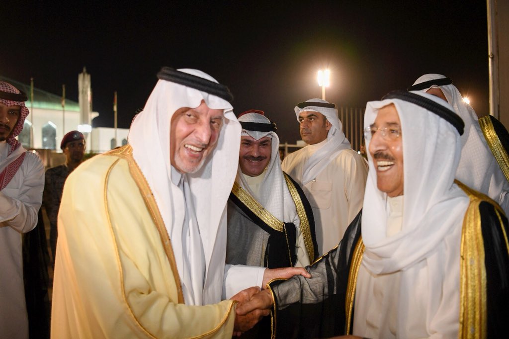 أمير الكويت في السعودية 