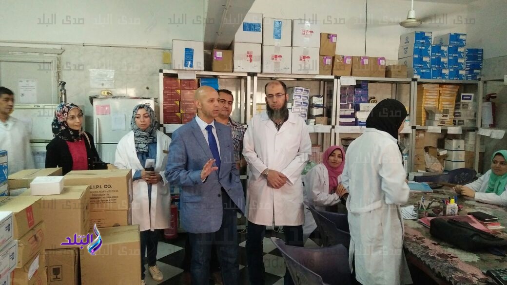 المرور علي قسم الإستقبال بمستشفى منيا القمح المرور علي قسم الإستقبال بمستشفى منيا القمح