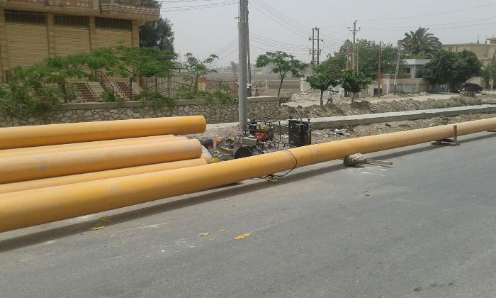  اعمال توصيل الغاز الطبيعى