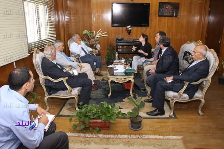 وفد من ميناء أنتويرب البلجيكي يزور دمياط