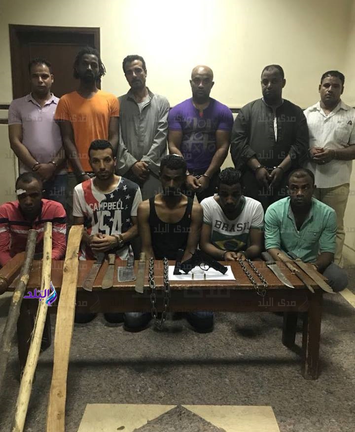 سقوط 11 بلطجي فى اشتباكات  المتهمين 