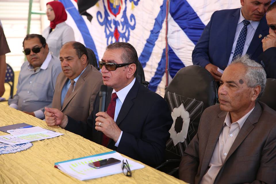 اللواء السيد نصر، محافظ كفرالشيخ خلال توزيع الوحدات اللواء السيد نصر، محافظ كفرالشيخ خلال توزيع الوحدات