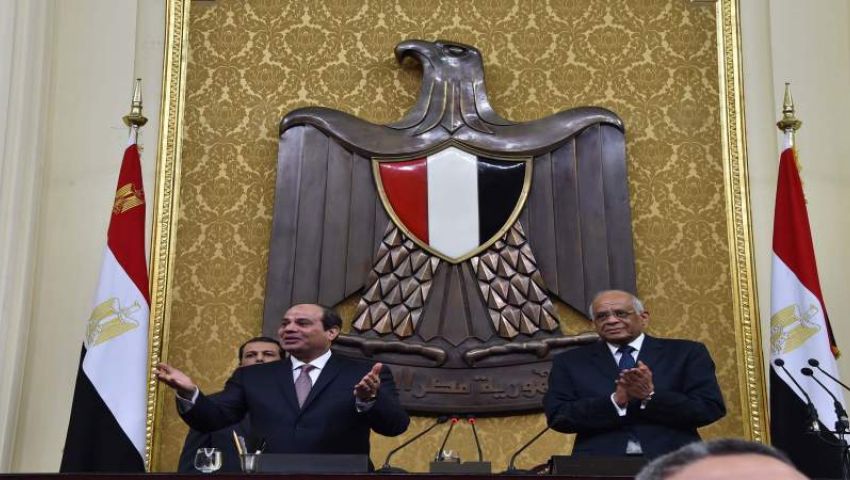 السيسي وعلى عبد العال_رئيس البرلمان السيسي وعلى عبد العال_رئيس البرلمان