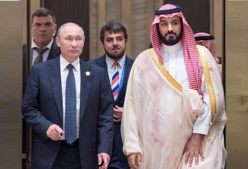 فلاديمير بوتين ولي العهد السعودي محمد بن سلمان