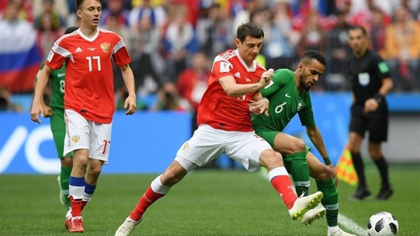 مباراة السعودية وروسيا