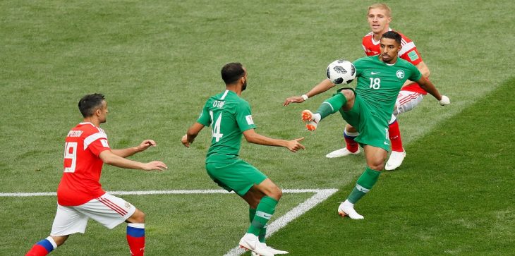 مباراة روسيا والسعودية