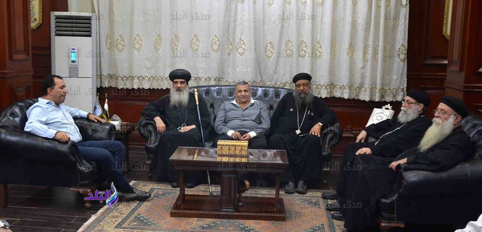 محافظ الاقصر يستقبل اسقف المحافظة محافظ الاقصر يستقبل اسقف المحافظة