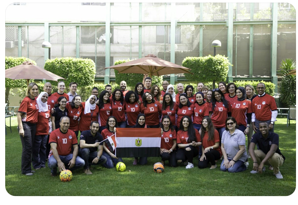 صورة من حساب السفارة الأمريكية