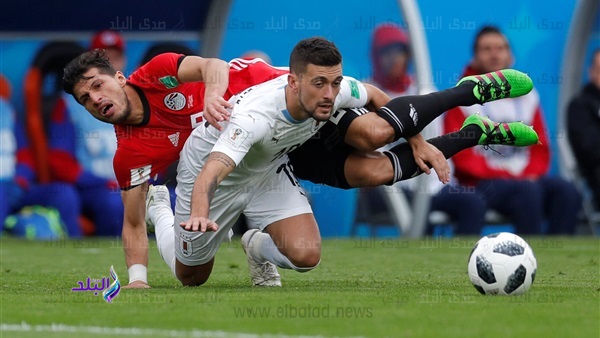 طارق حامج من جانب مباراة اوروجواي