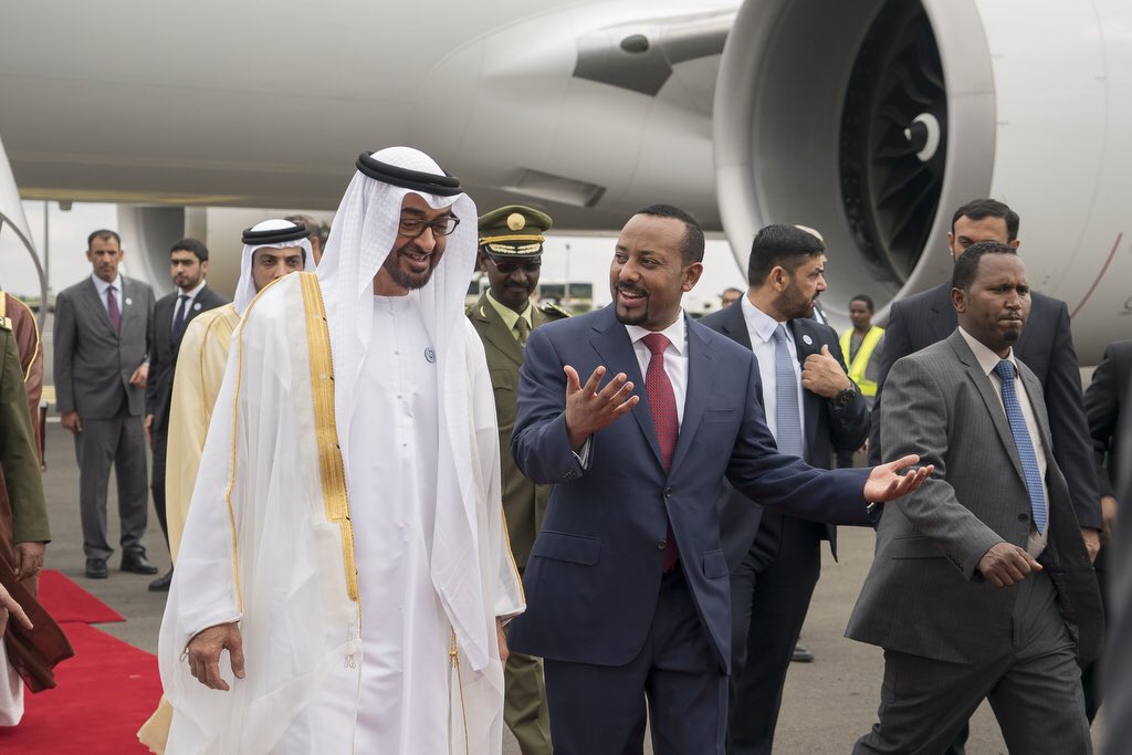 آبي أحمد يستقبل محمد بن زايد