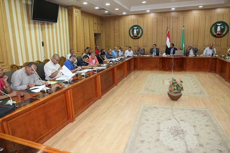 اجتماع السكرتير العام لمحافظة المنوفية
