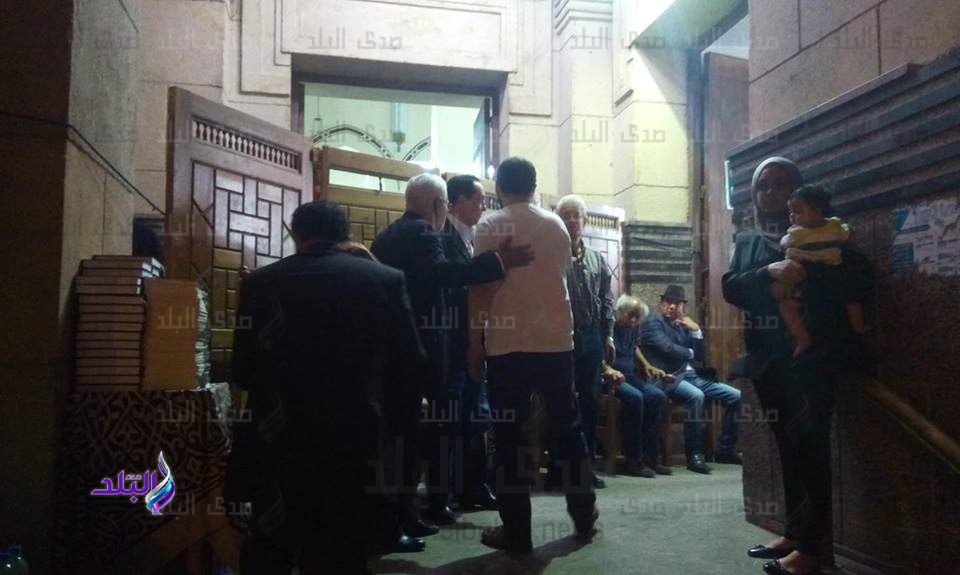 عزاء زوجة الكاتب سعيد الكفراوي
