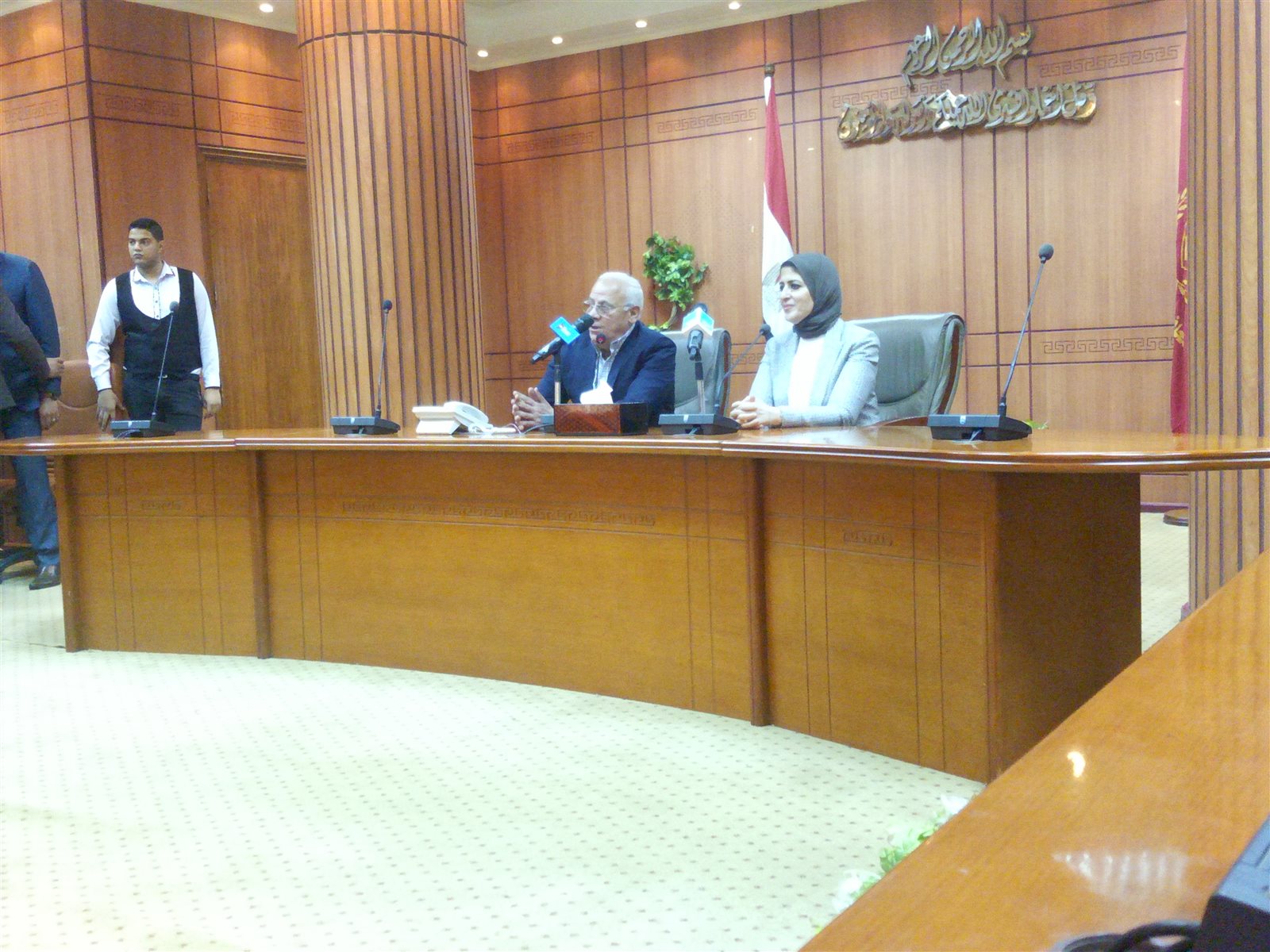 وزيرة الصحة في مستشفي بورسعيد العام وزيرة الصحة في مستشفي بورسعيد العام