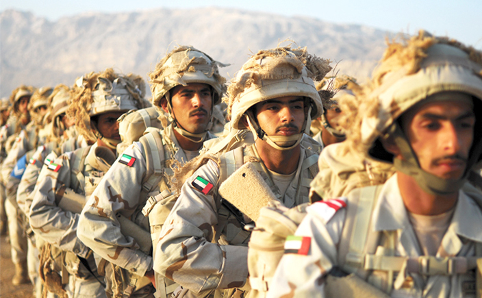 القوات الإماراتية المشاركة بتحالف دعم الشرعية