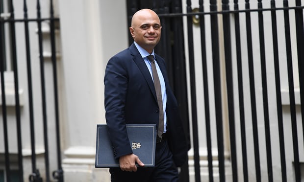 وزير الداخلية البريطاني ساجد جاويد وزير الداخلية البريطاني ساجد جاويد
