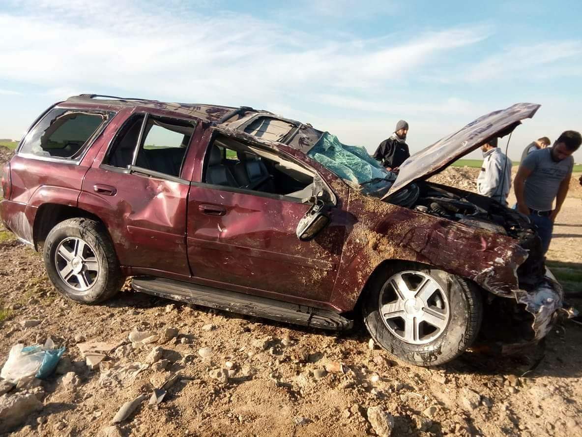 صورة أرشيفية - أنقلاب سيارة صورة أرشيفية - أنقلاب سيارة