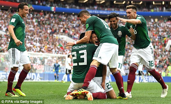 مباراة المانيا والمكسيك
