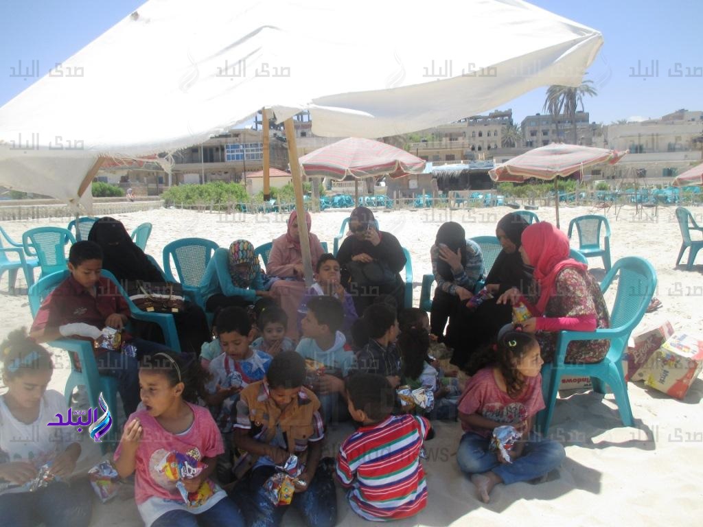 بيت العيلة يحتفل بالاطفال الايتام فى العريش