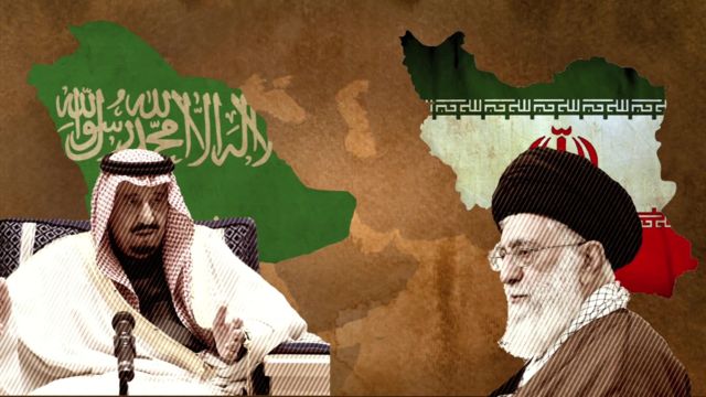 الملك سلمان بن عبد العزيز وآية الله خامنئي الملك سلمان بن عبد العزيز وآية الله خامنئي