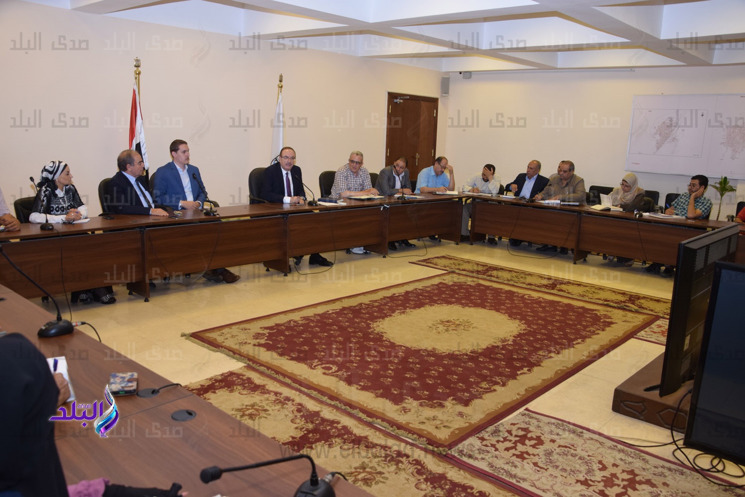 اجتماع محافظ بني سويف