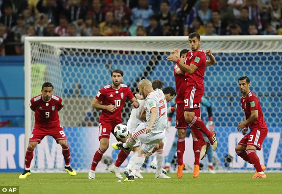 مباراة اسبانيا وايران