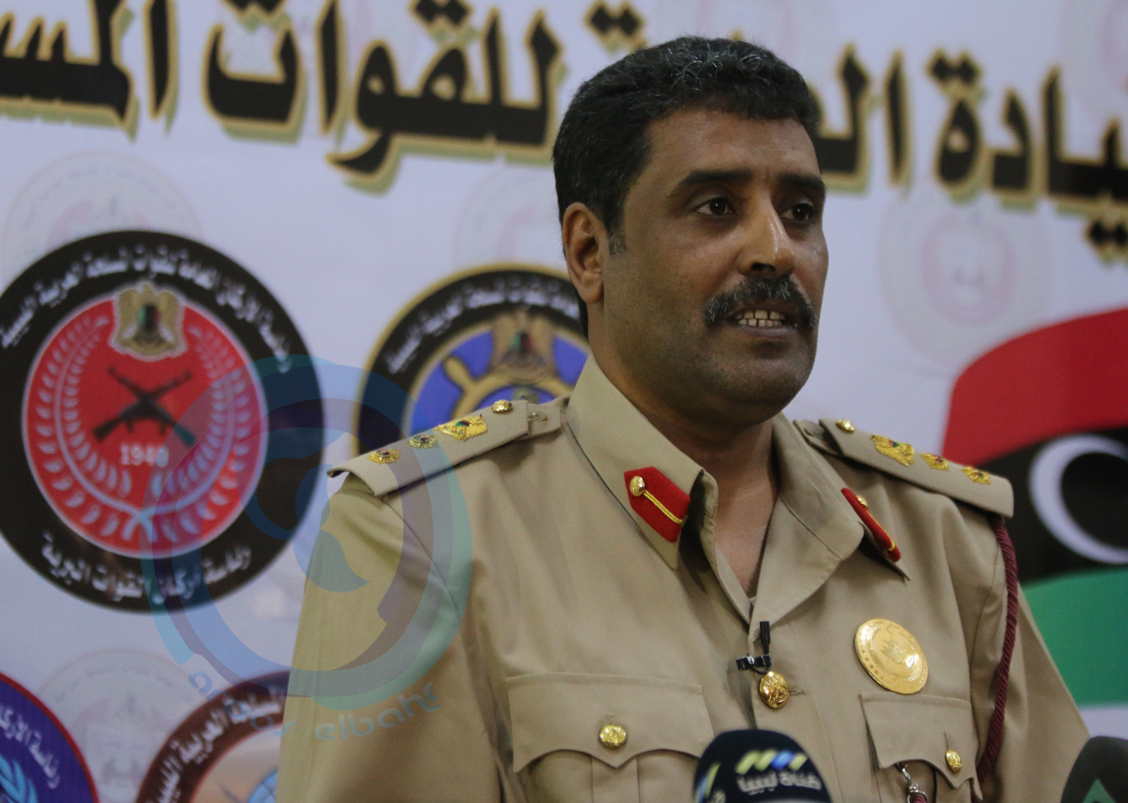 العقيد أحمد المسماري المتحدث باسم الجيش الليبي