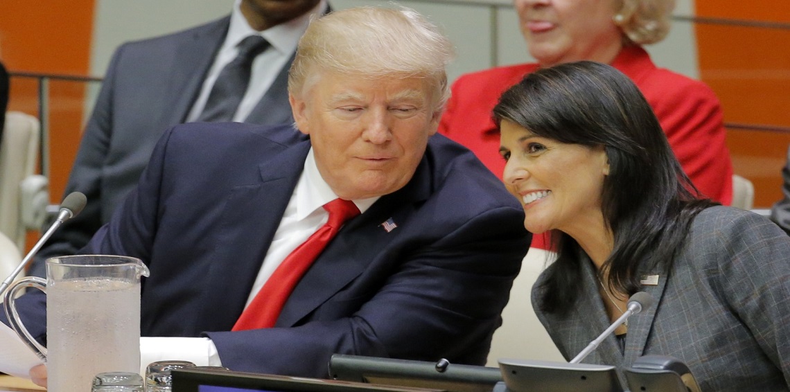 دونالد ترامب ونيكي هيلي