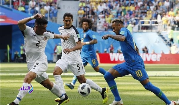 من لقاء البرازيل وكوستاريكا من لقاء البرازيل وكوستاريكا