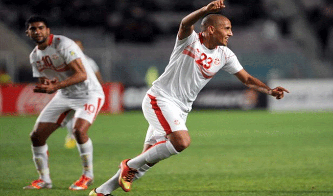 لاعب المنتخب التونسي وهبي الخزري