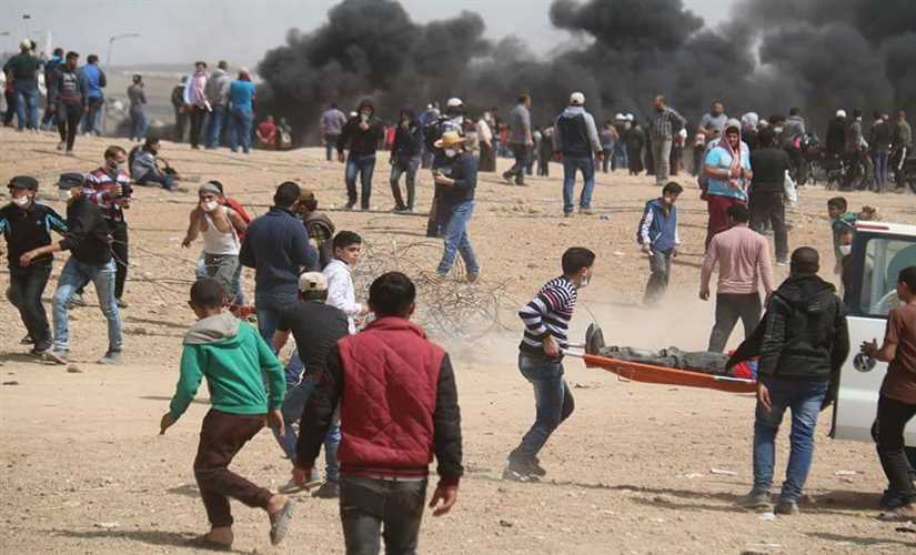 أعداد المصابين الفلسطينيين