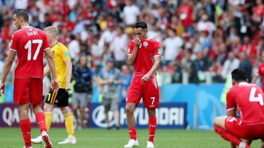 من مباراة تونس وبلجيكا من مباراة تونس وبلجيكا
