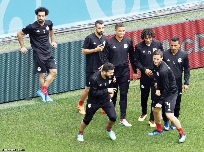 من تدريبات المنتخب المصري