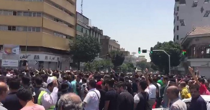 تظاهرات بازار طهران