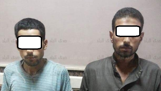 المتهمين بعد ضبطهم المتهمين بعد ضبطهم