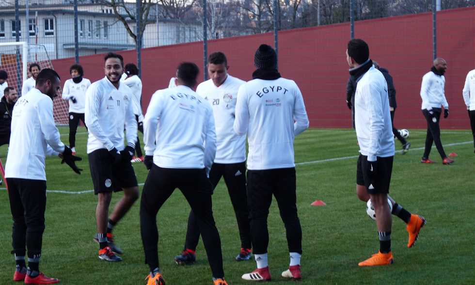 لاعبو منتخب مصر