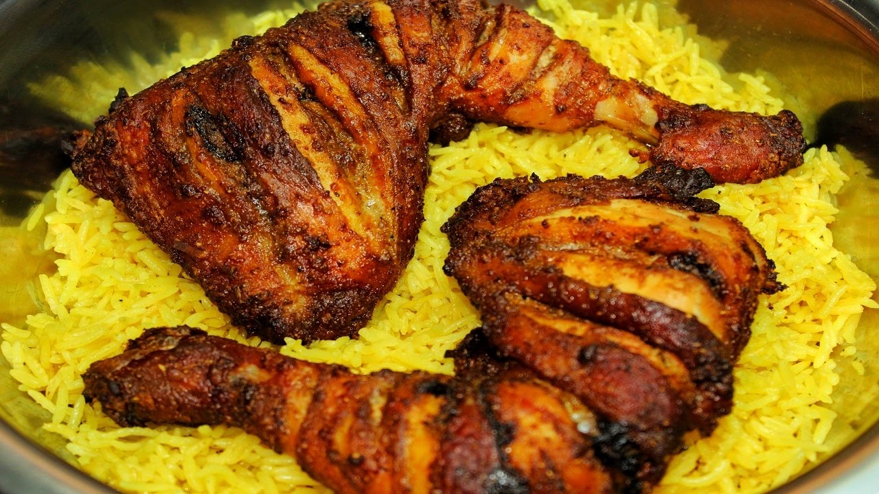 فراخ مشوية في الحلة
