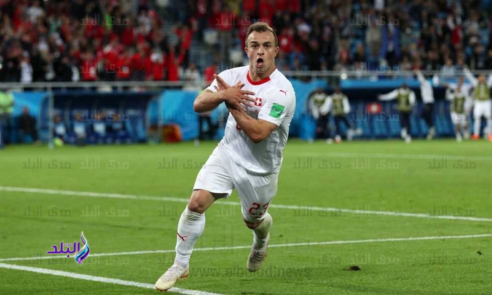 شاكيري لاعب سويسرا شاكيري لاعب سويسرا