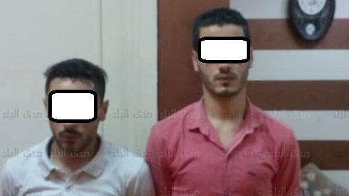 المتهمين بعد ضبطهم المتهمين بعد ضبطهم