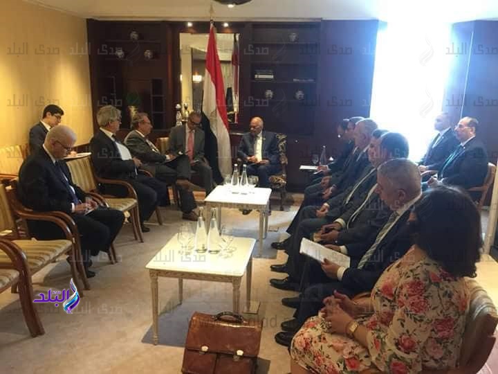 عبد العال خلال لقاءه بالبوندستاج الألمانى