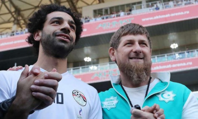رمضان قديروف ومحمد صلاح رمضان قديروف ومحمد صلاح