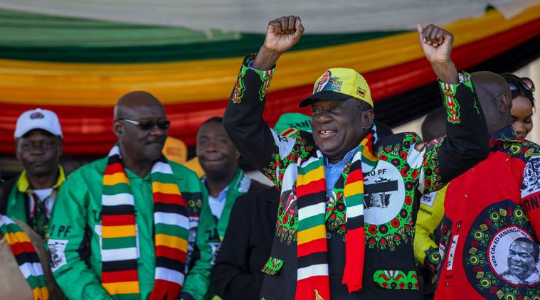 رئيس زيمبابوى إيمرسون منانجاجوا 