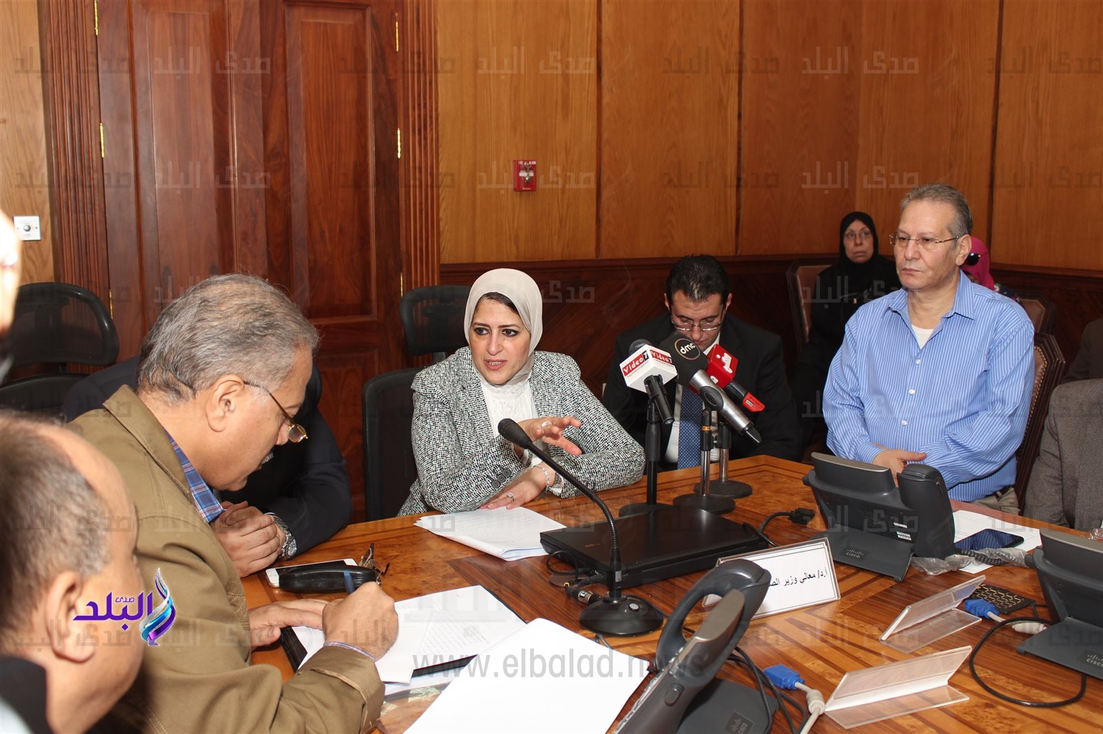 وزيرة الصحة