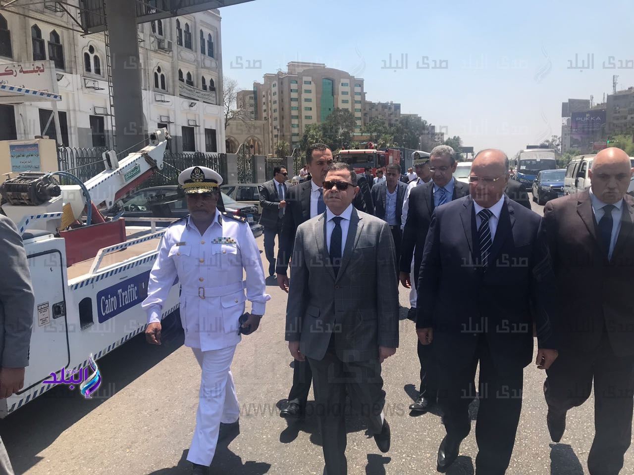 اللواء محمود توفيق وزير الداخلية يتفقد المحاور والميادين