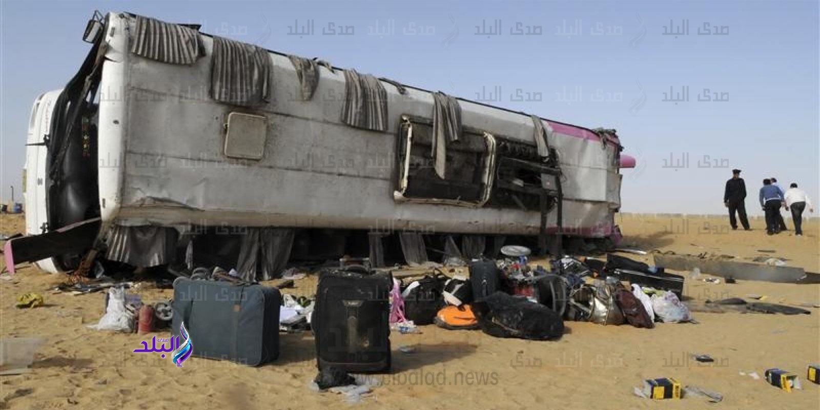 تأخر الإسعاف اكثر من ساعة ونصف لنقل مصابي الحادث 