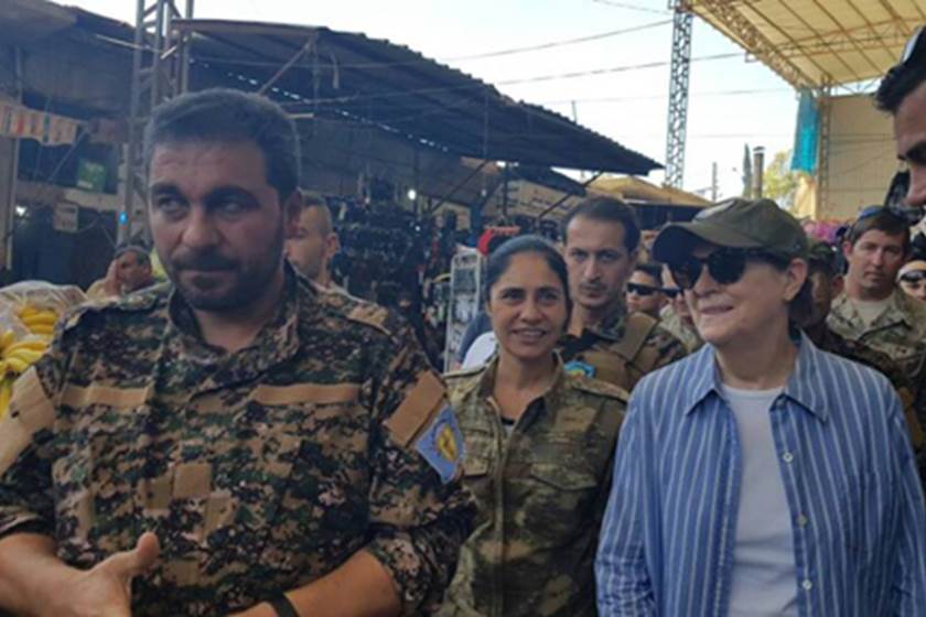 وفد من الكونجرس الأمريكي والتحالف الدولي يزور مدينة منبج