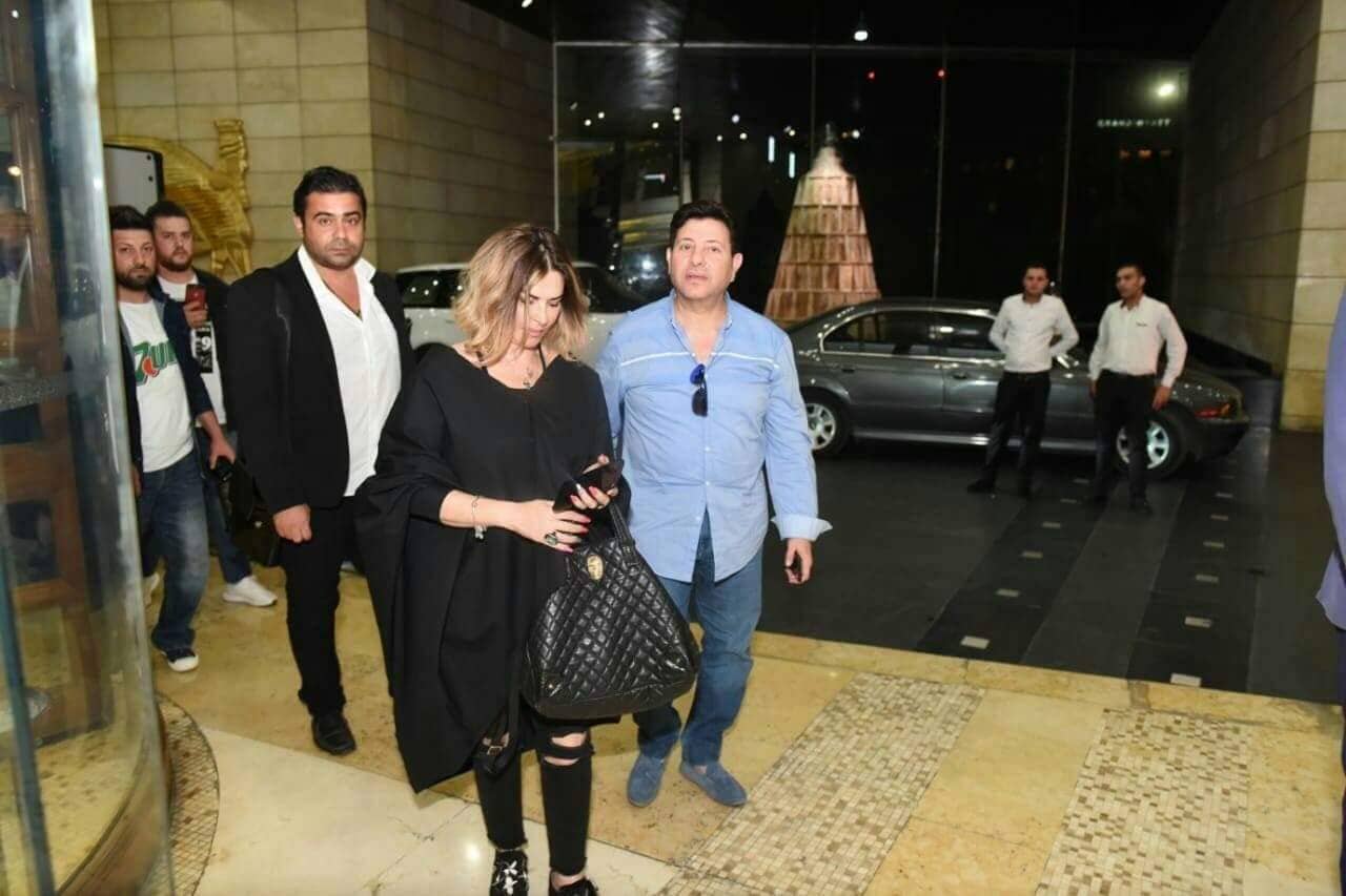 هانى شاكر مع زوجته